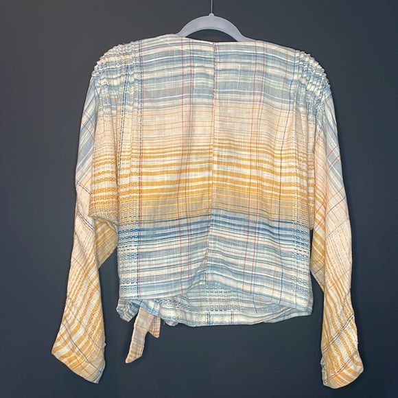 NWT Free People Maldives Surplice Wrap Top - Medium - Picture 12 of 15